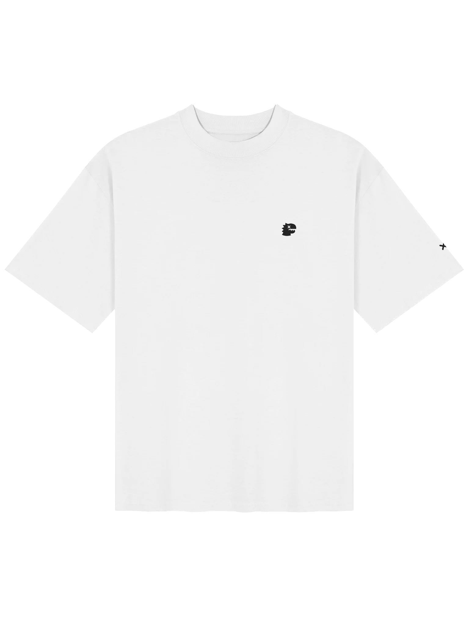 FMB ∣ JETLAG DINO Left Logo Oversized Tee White product image (1)