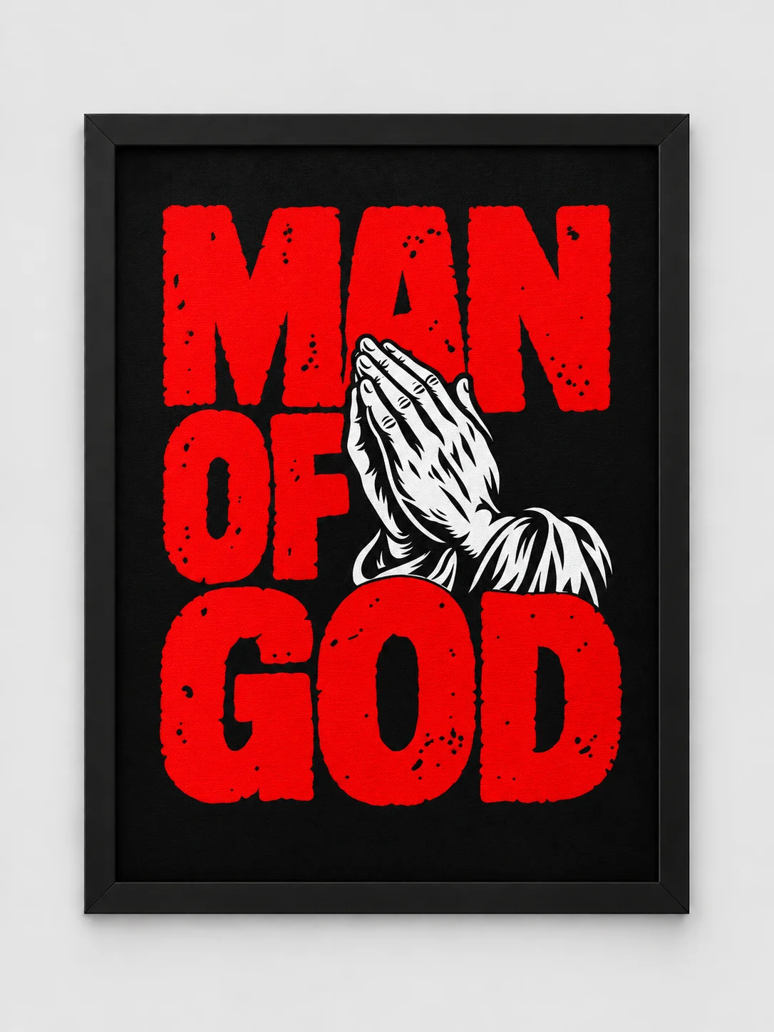 Man of God PNG – Christian Praying Hands Shirt Design product image (3)