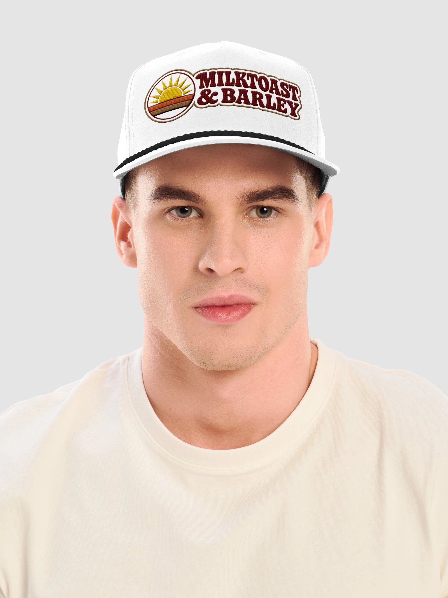Milktoast & Barley Crest Rope Baseball Cap product image (5)