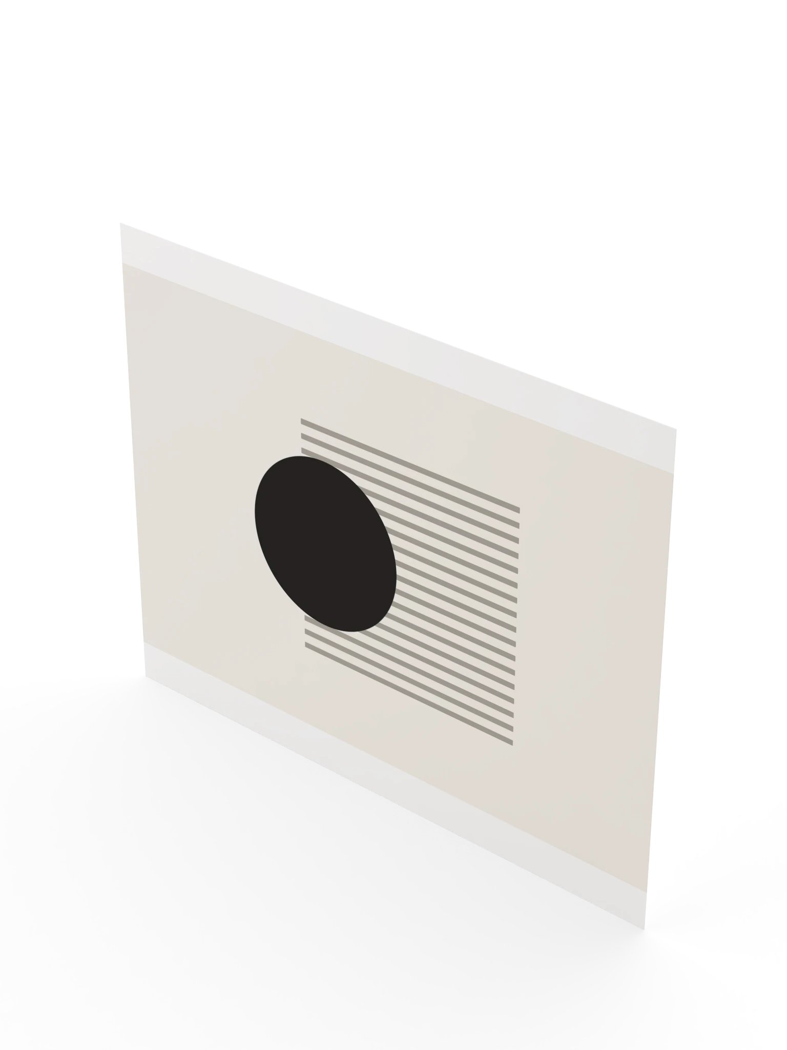 Black Sun Abstract Print | Modern Bathroom Wall Art product image (10)