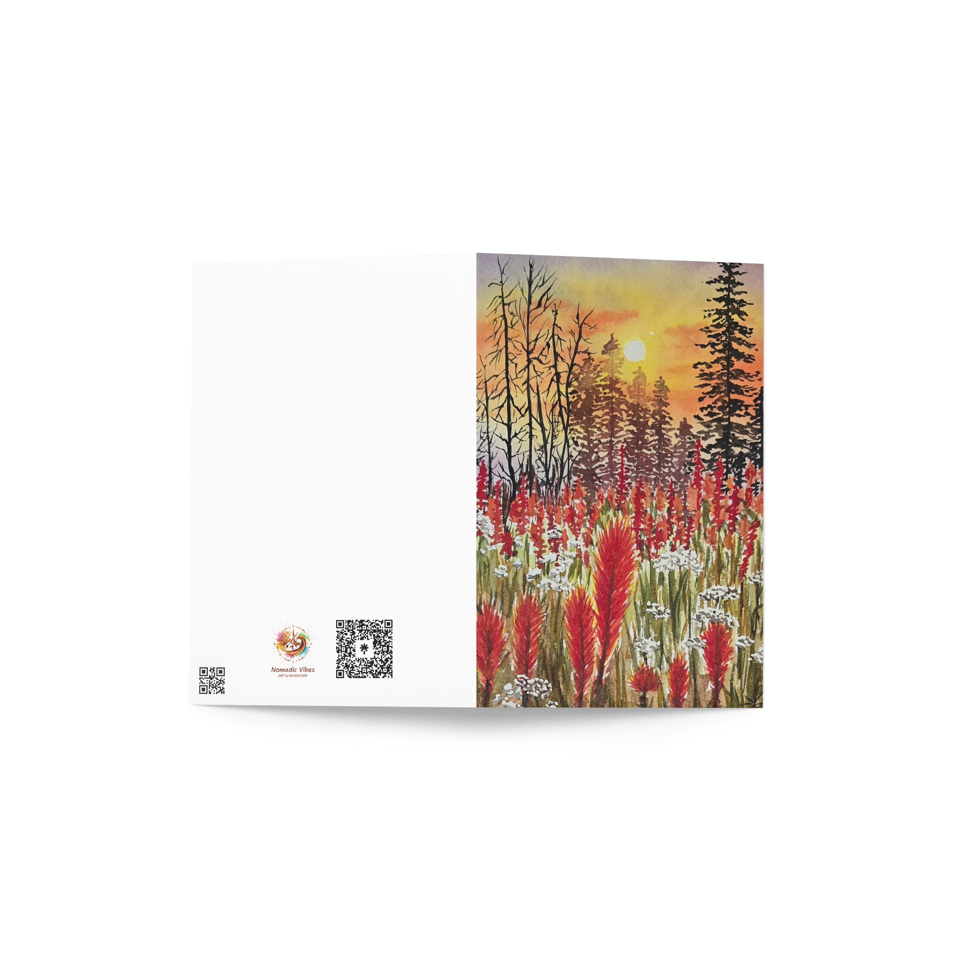 Painted Sunset - Greeting Card product image (2)