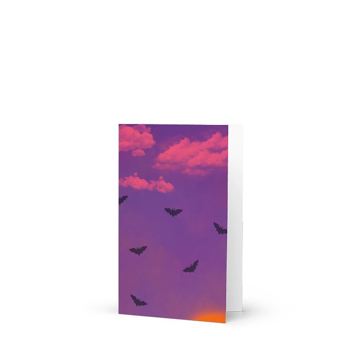 Twilight Bats Greeting Card product image (1)