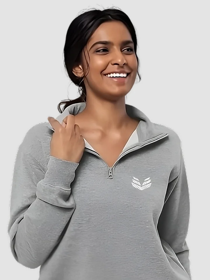 1/4 Zip Fleece Pullover - Carbon Gray product image (1)