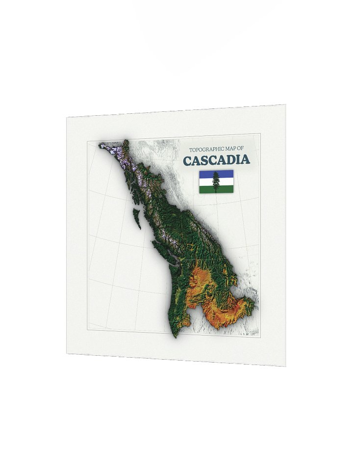 The topography of Cascadia product image (2)