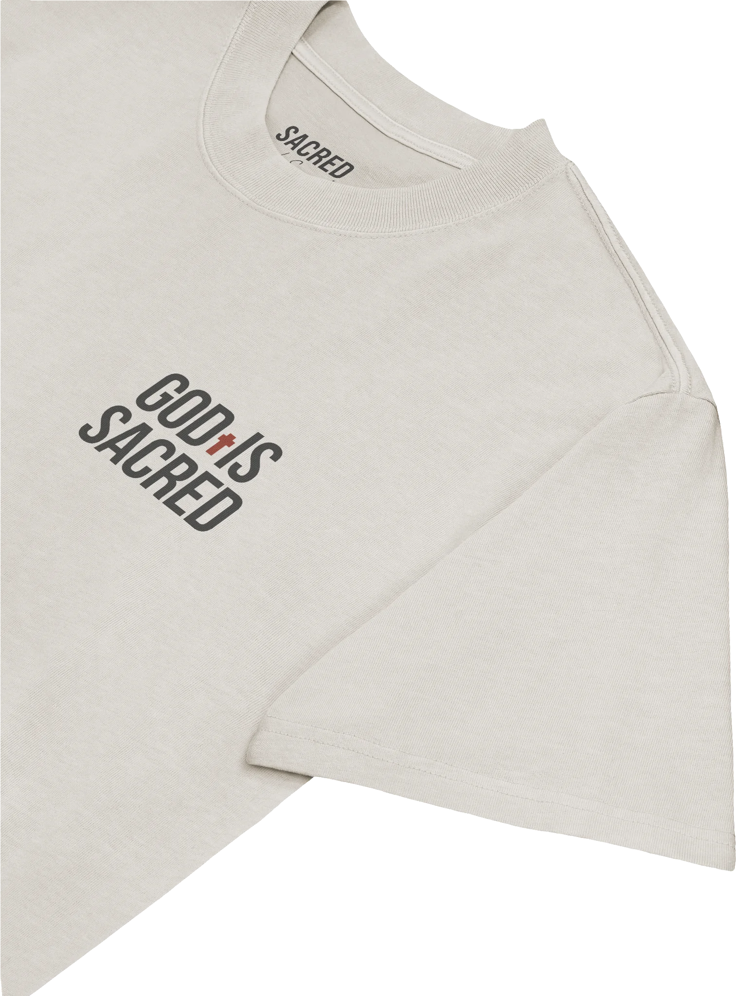 GOD IS SACRED OVERSIZE TEE (Light) product image (5)