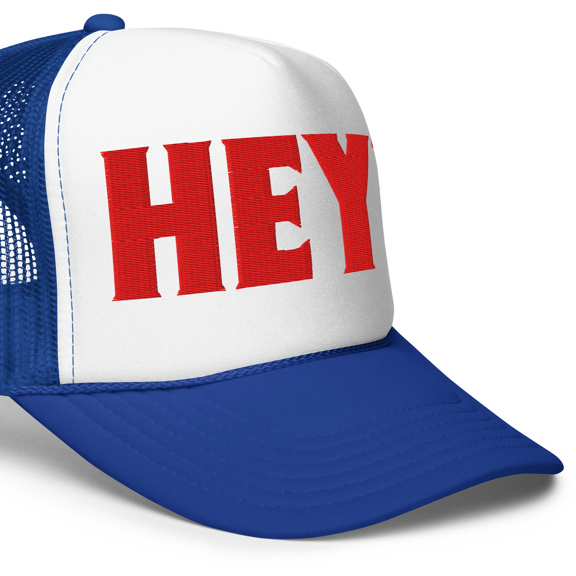 HEY EY EY EY Foam Trucker Hat red product image (5)
