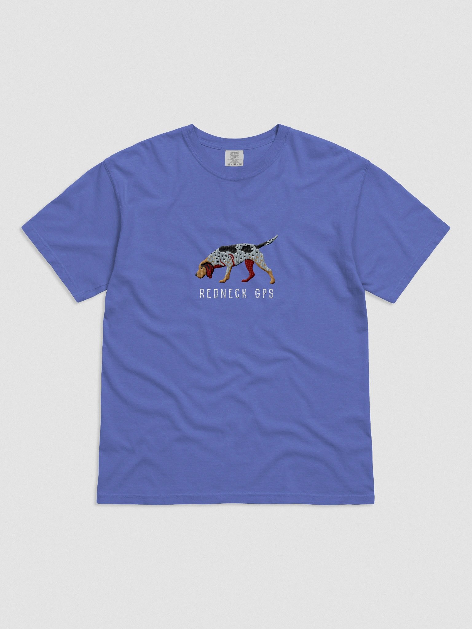 Redneck GPS T-Shirt(Embroidered) of an American English Coonhound product image (4)