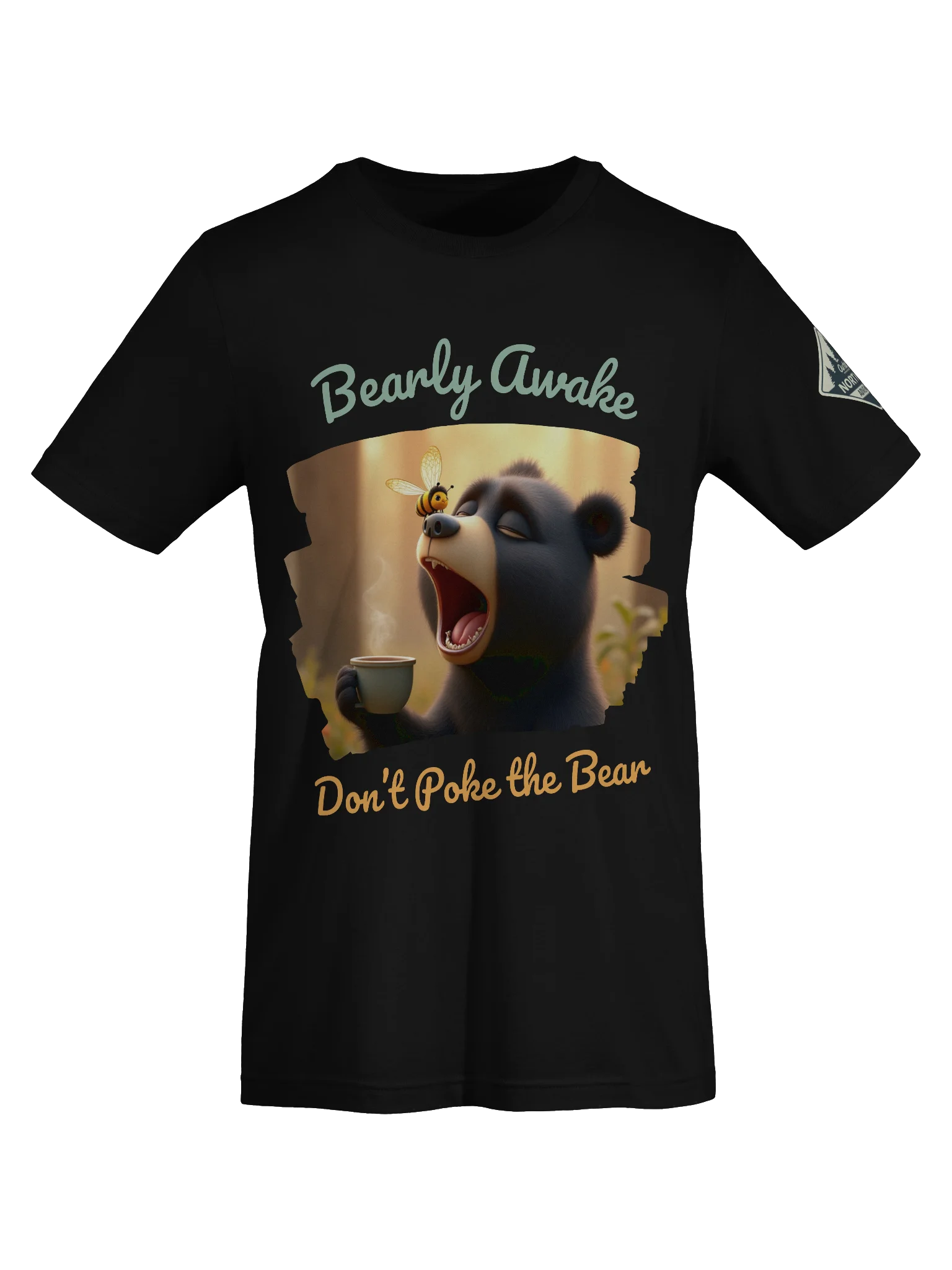 Bearly Awake T-Shirt – Funny Coffee Bear Graphic Tee 🐻☕ product image (32)