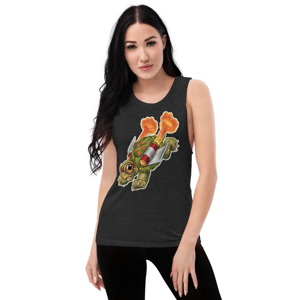 Jetpack Tortoise - SFA Women's Muscle Tank product image (8)