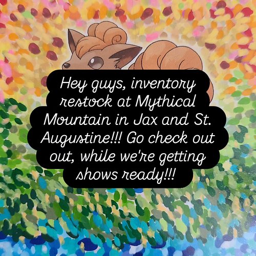 Just restocked our stain glass babies at @mythical_mountain and @mythicalmountainstaugustine_, so while you're waiting to see...