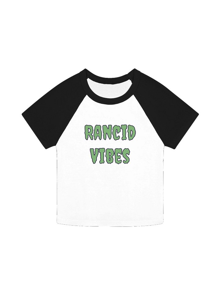 (2 sided) Rancid Vibes baby tee product image (2)