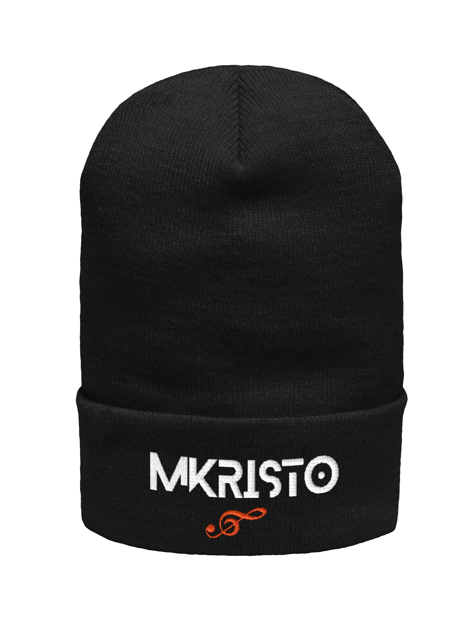 Mkristo Orange Music Logo Cuffed Beanie product image (4)