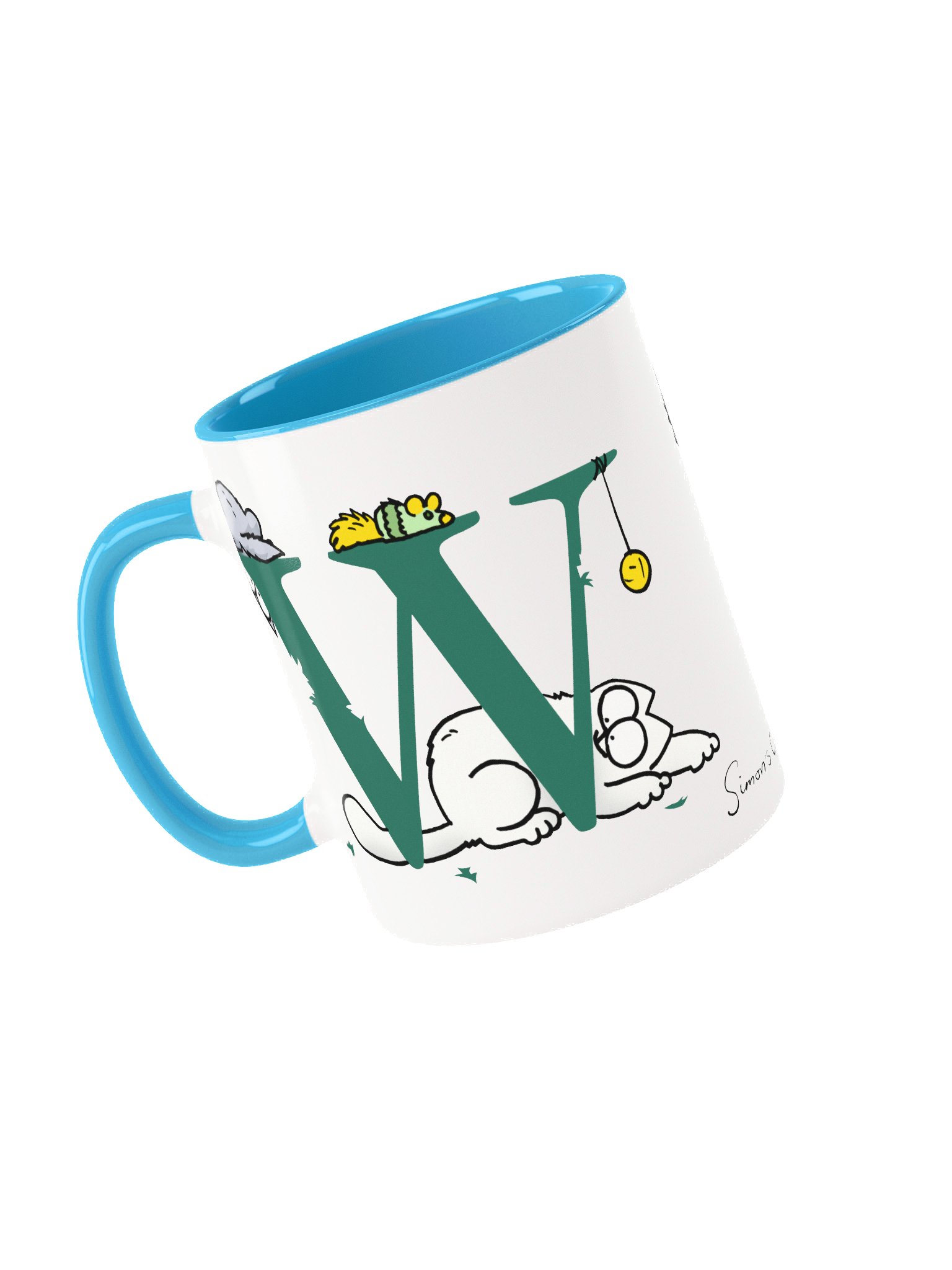Cat Monogram Mug - W product image (3)