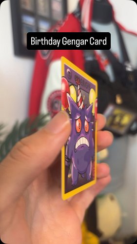Have you seen this gengar before? Birthday gengar from @mattsworlds