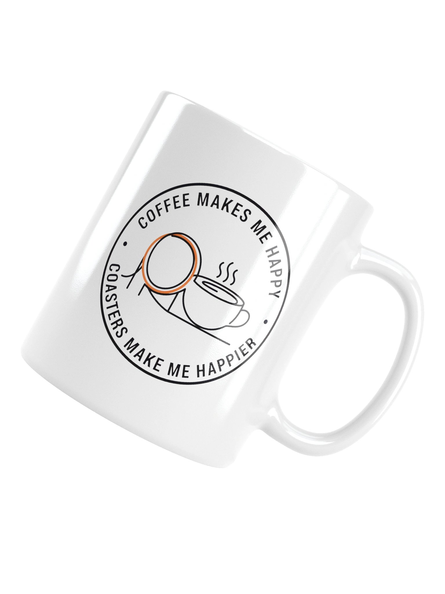 Coffee Makes Me Happy / Coasters Make Me Happier Mug product image (5)