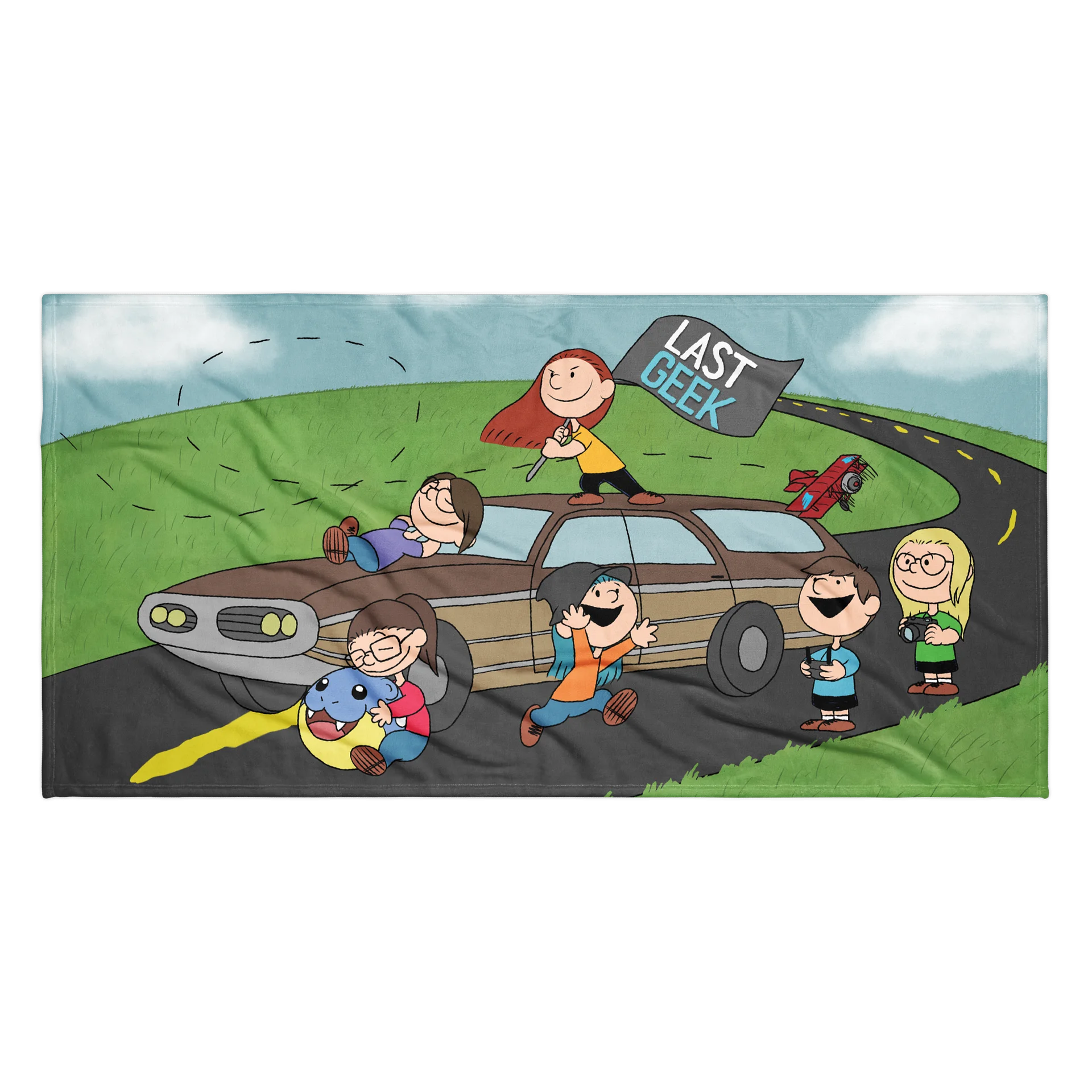 Last Geek Road Trip Beach Towel product image (1)