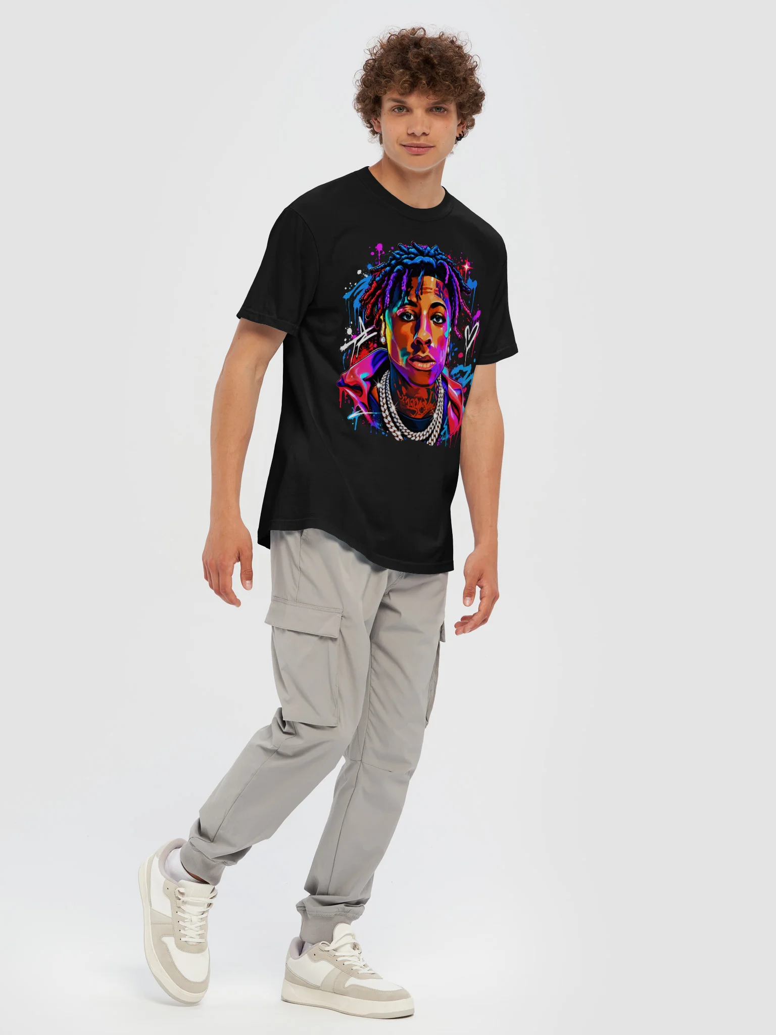 NBA Young Boy Street Art Tee product image (43)