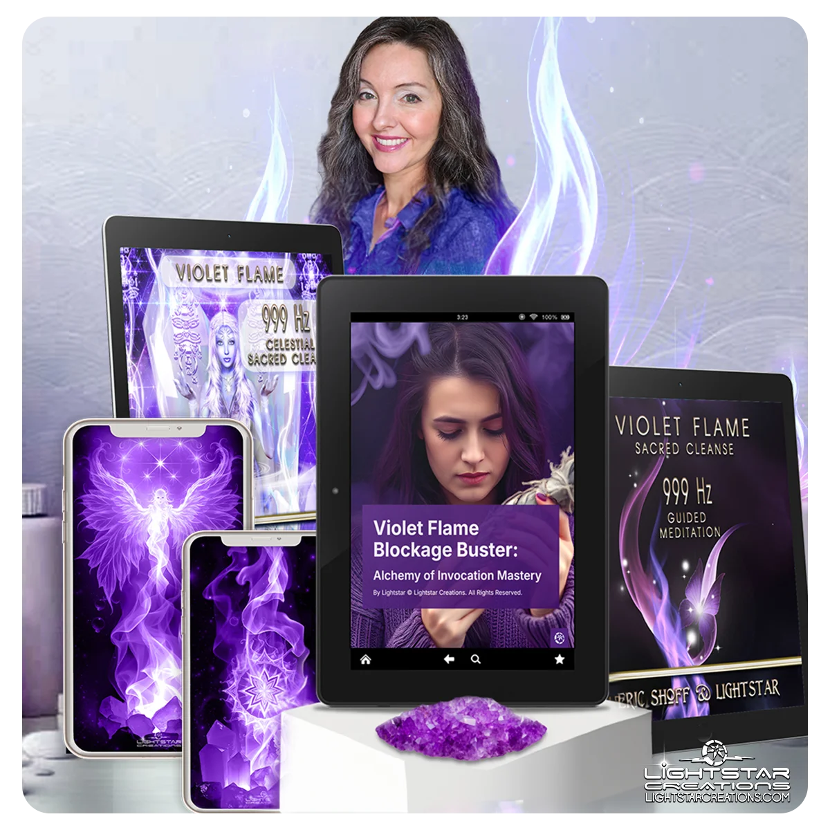 Violet Flame Blockage Buster Media Pack product image (3)