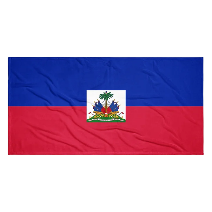 Haitian flag Beach Towel product image (2)