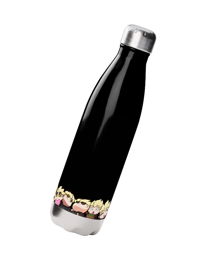 Stainless Steel Water Bottle | All Emotes | Black product image (2)
