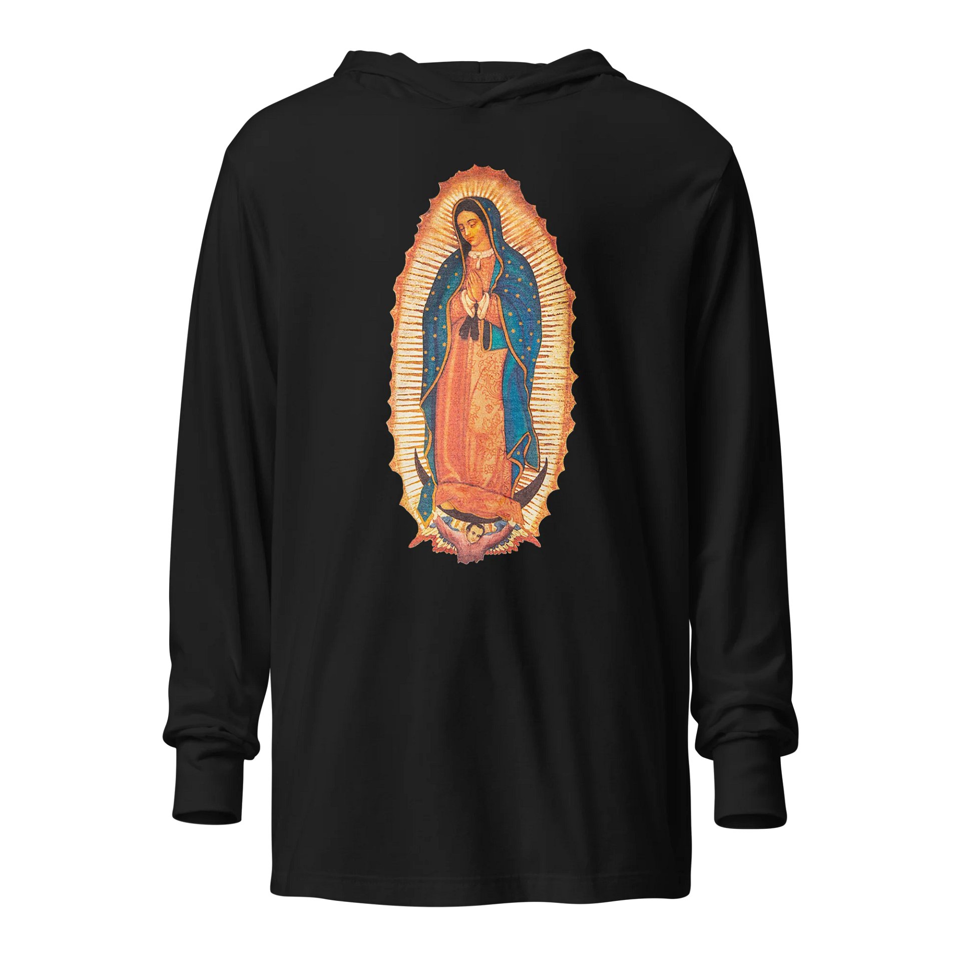 Virgen de Guadalupe - Bella+Canvas Unisex Hooded Long Sleeve Tee product image (1)
