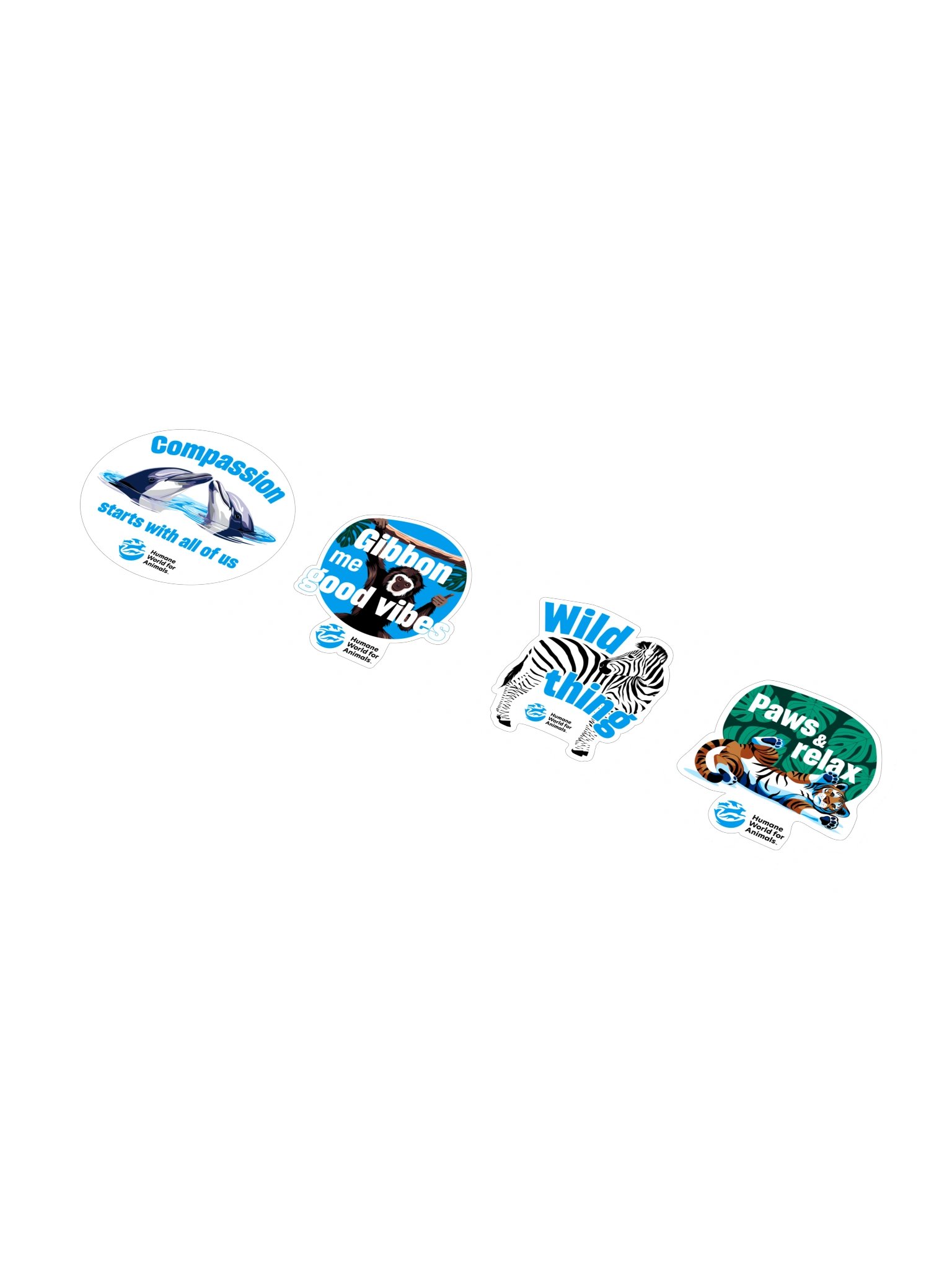 I love wildlife stickers – Set of 4 product image (6)