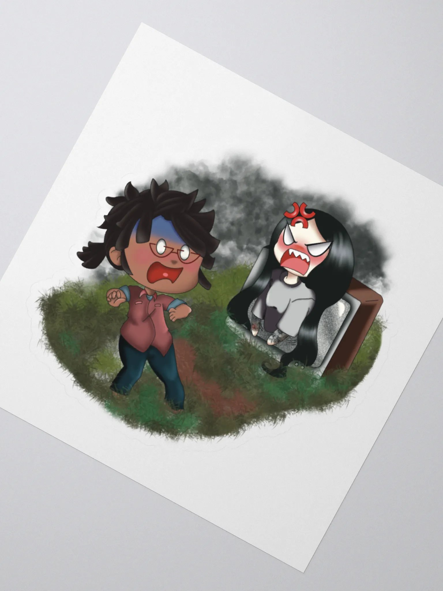 Scared Claudy Sticker product image (4)