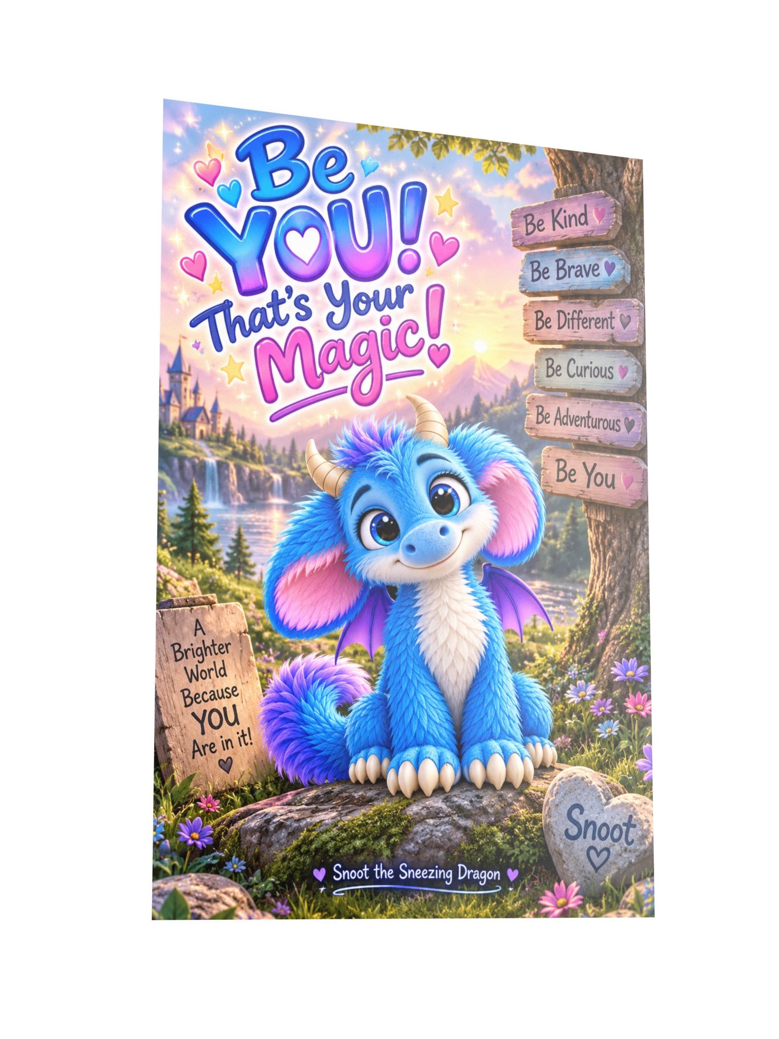Snoot “Be YOU! That’s Your Magic!” 12×18 Wall Art Poster product image (2)