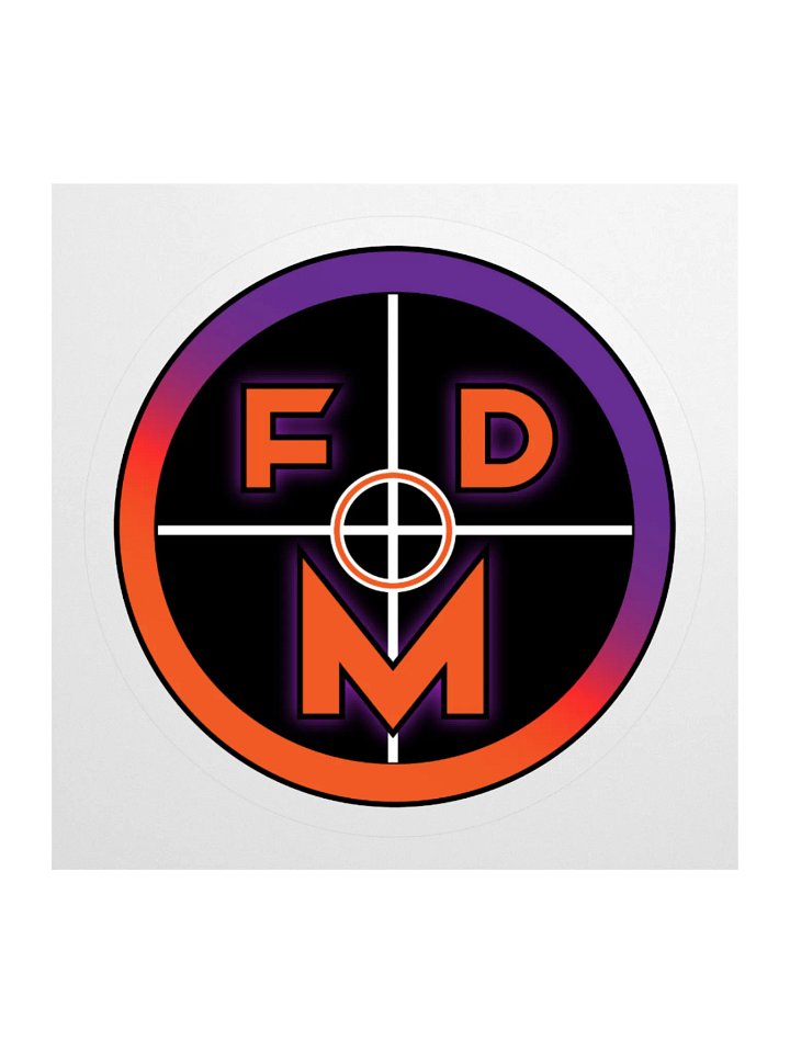 FDM Logo Kiss Cut Stickers product image (3)