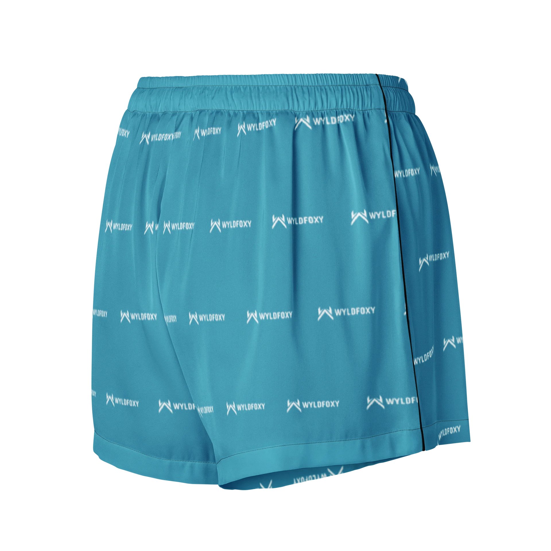 WyldFoxy Aqua Blue Pajama Shorts product image (2)