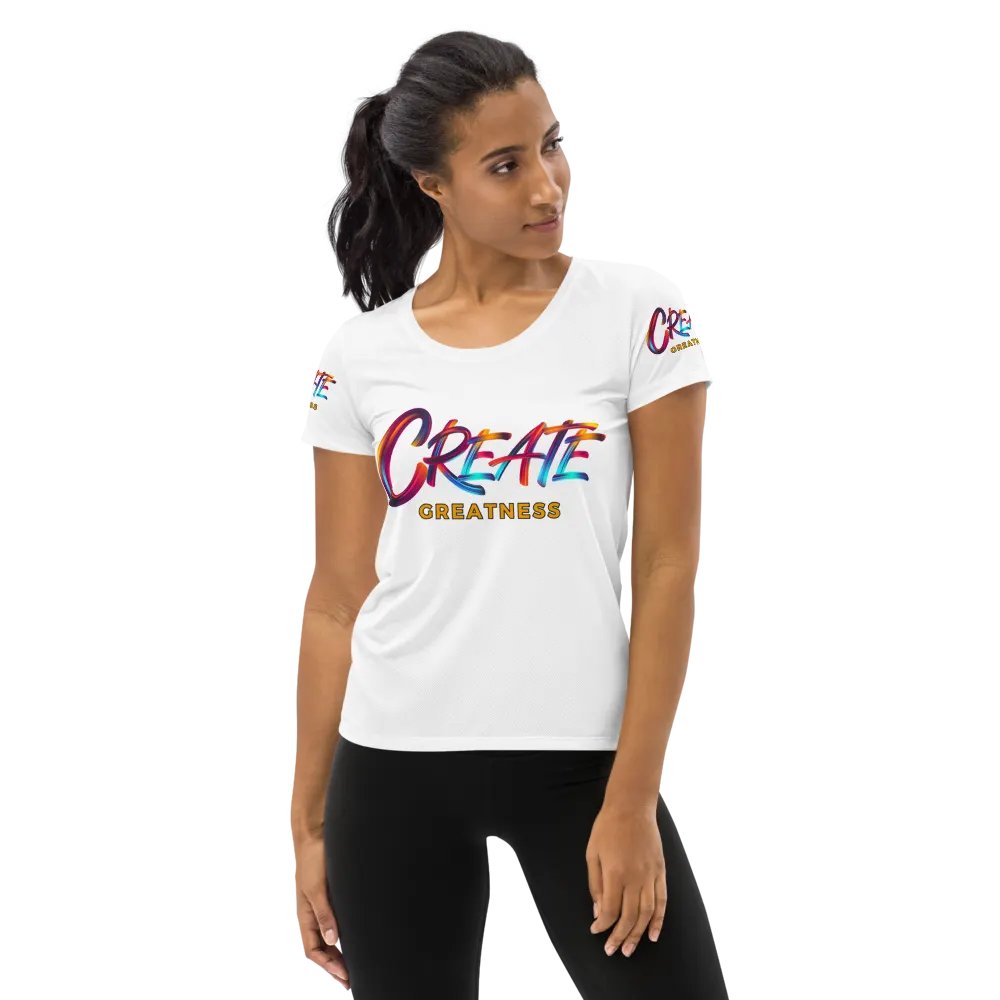 Create Greatness Huge Print Athletic Tee product image (2)