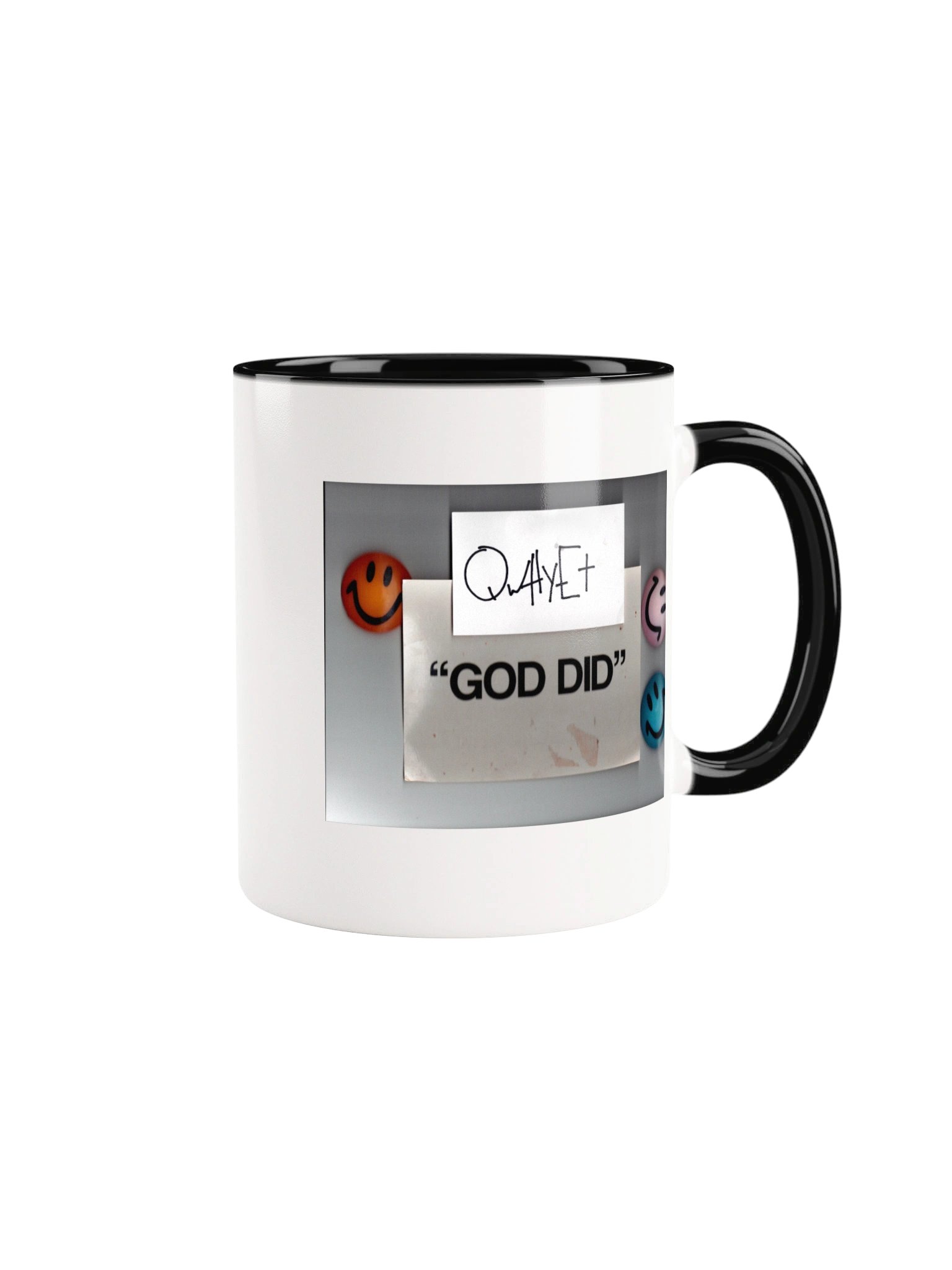 QWHYET "GOD DID" Color Pop Ceramic Mug product image (4)