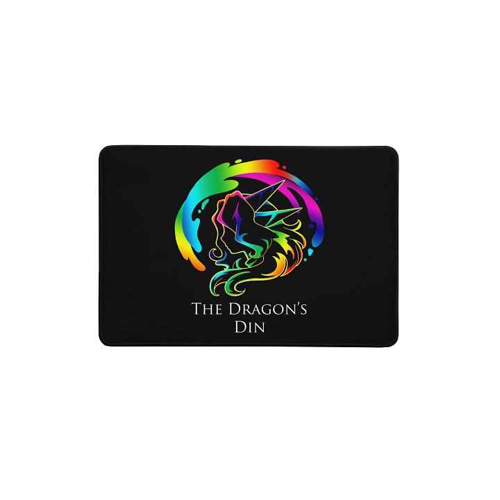 The Dragon's Din Logo Desk Mat product image (1)
