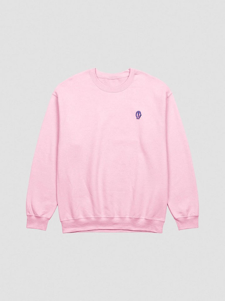EXCLAIMING MENTALLY (L.C. bubblegum design) embroidered crewneck product image (7)