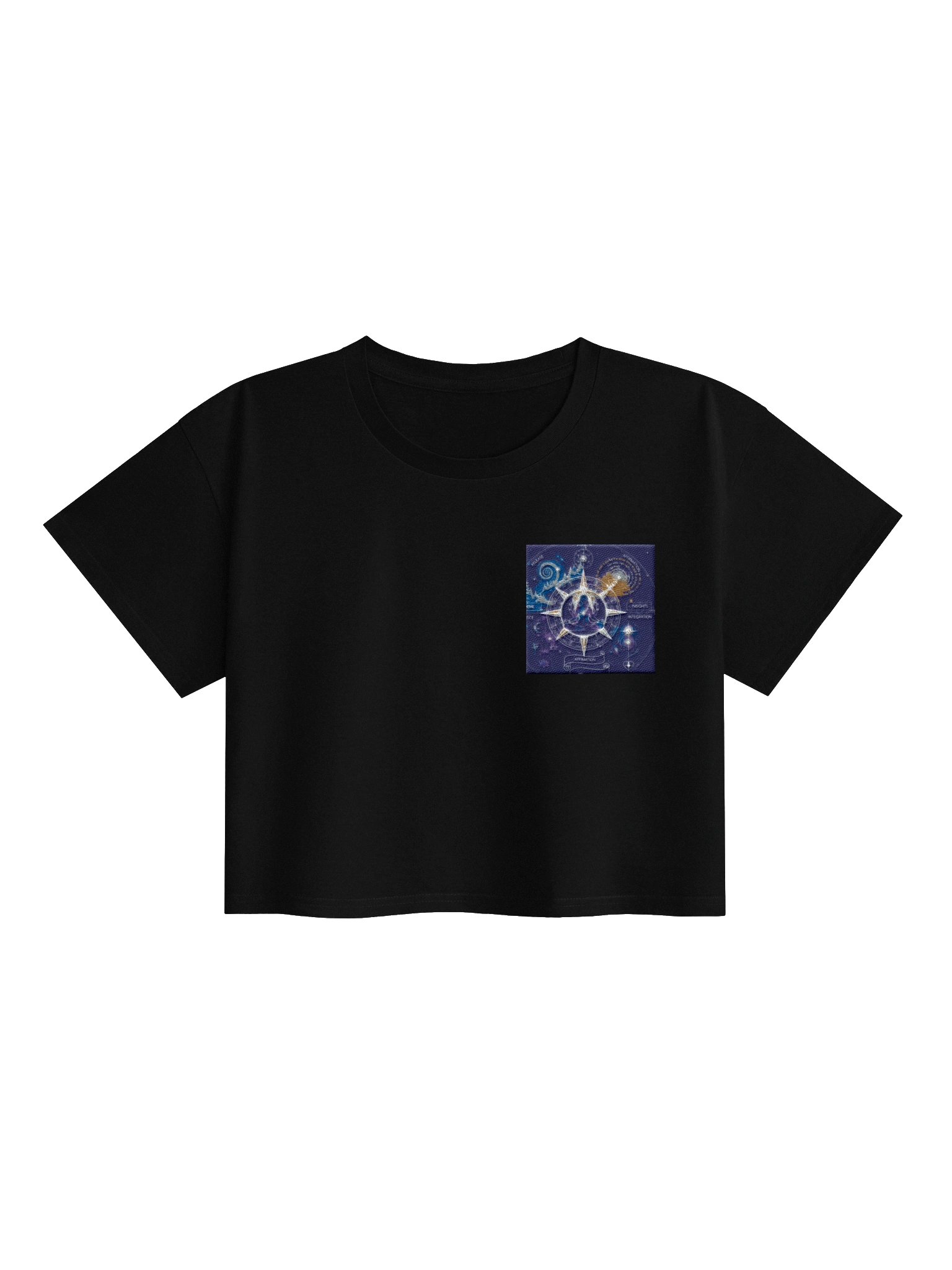 Meditation Mandala Crop Top product image (1)