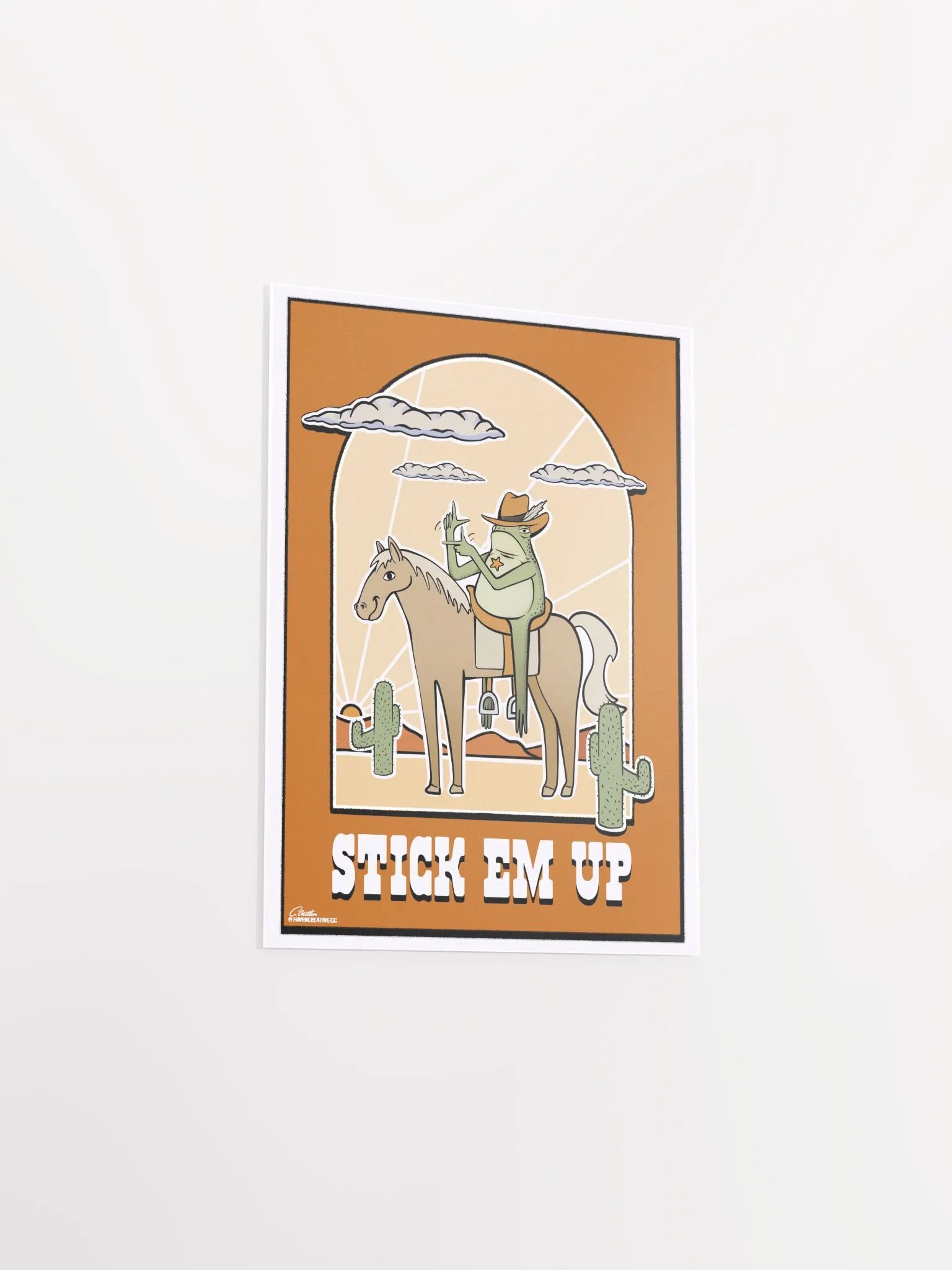 "Wild West Frog" Matte Poster product image (3)