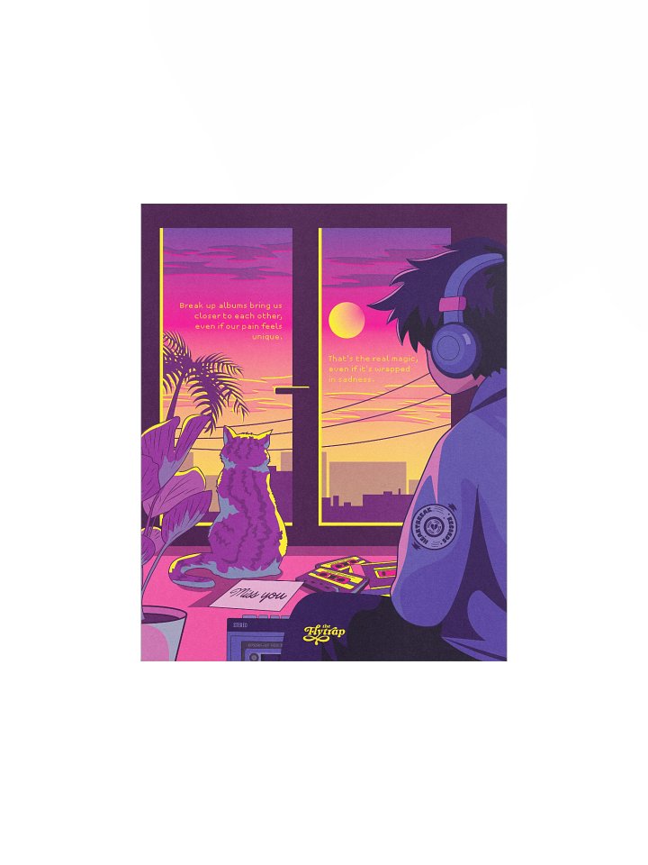 Heartbreak Records Poster 8x10 product image (1)