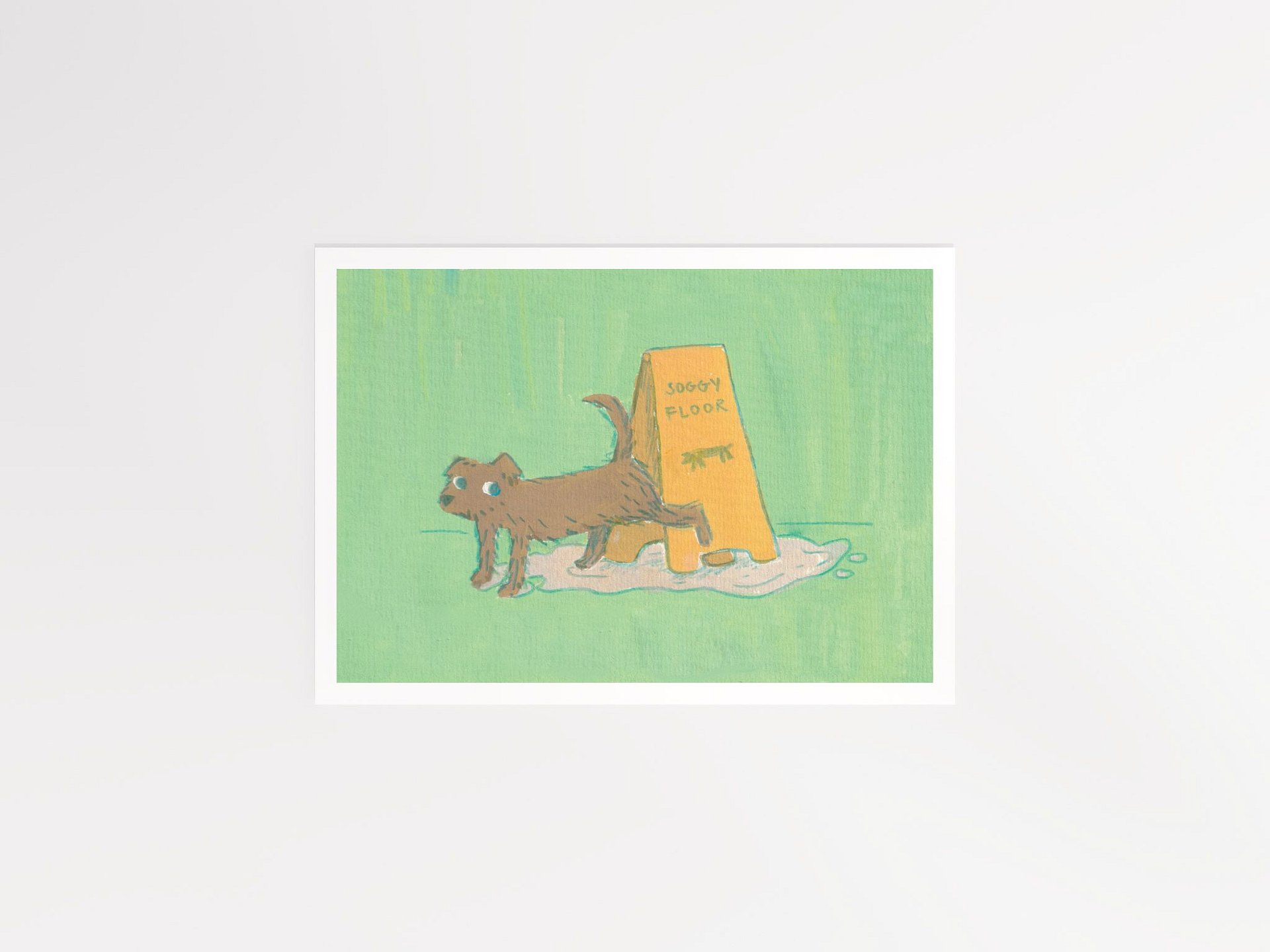 Soggy Dog Art Print product image (1)