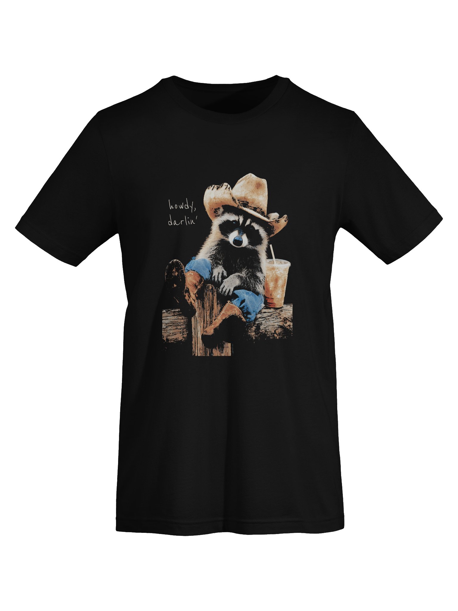 Howdy Darlin' — Raccoon Cowboy Tee product image (7)