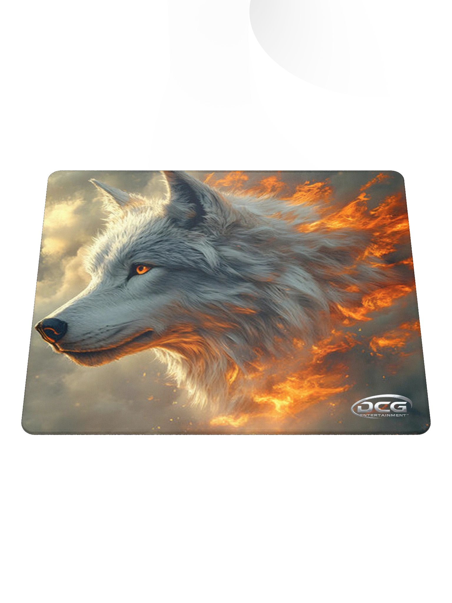 Flaming Wolf Gaming Mouse Pad product image (1)