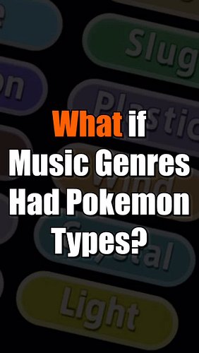I gave music genres Pokémon types #bands #hardcore #metal #pokemon