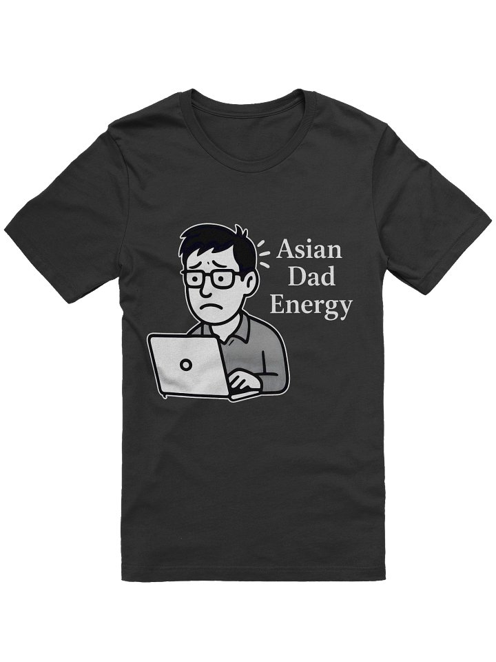 Asian Dad Energy Black T-Shirt product image (25)