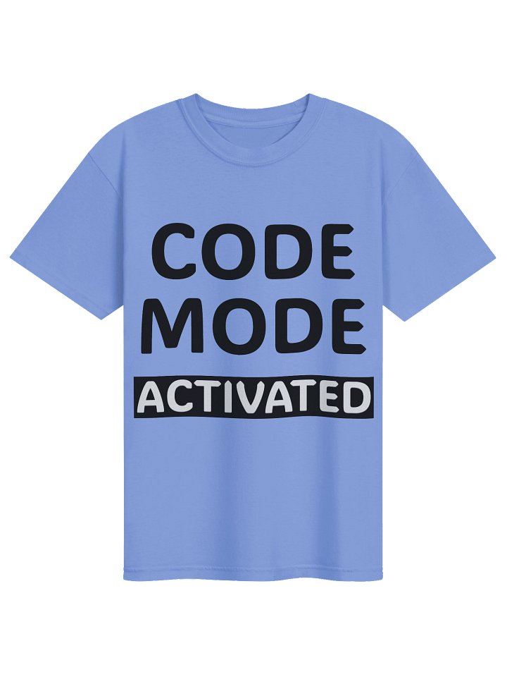 Code Mode Activated Programmer T-Shirt | Funny Coding Tee for Developers & Gamers product image (1)