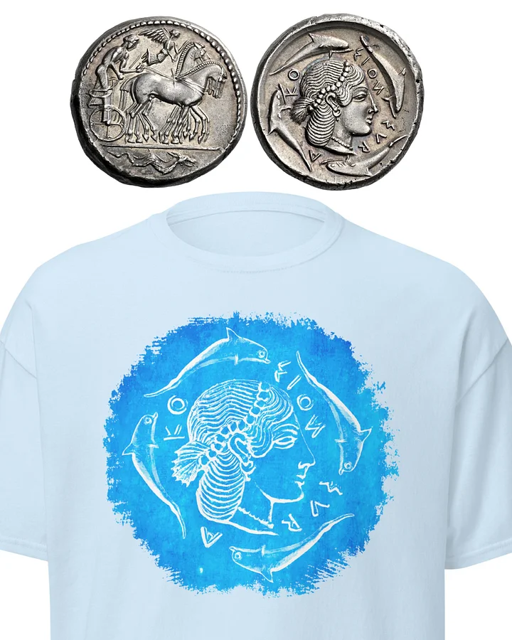 Arethusa Nymph Sicily Ancient Greek Art 4th Century BC, T-Shirt product image (8)