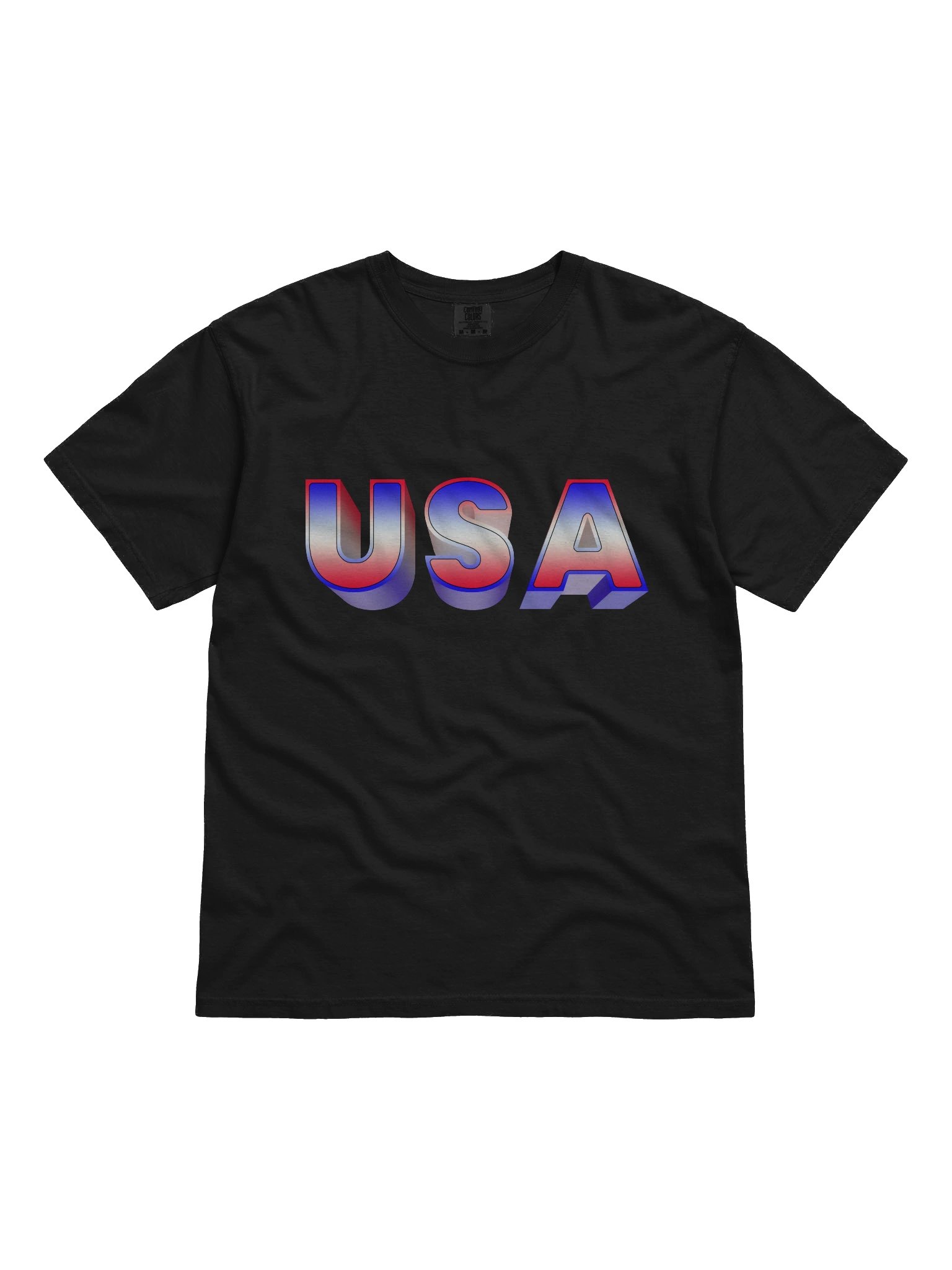 USA 3D gradient Graphic Tee product image (1)