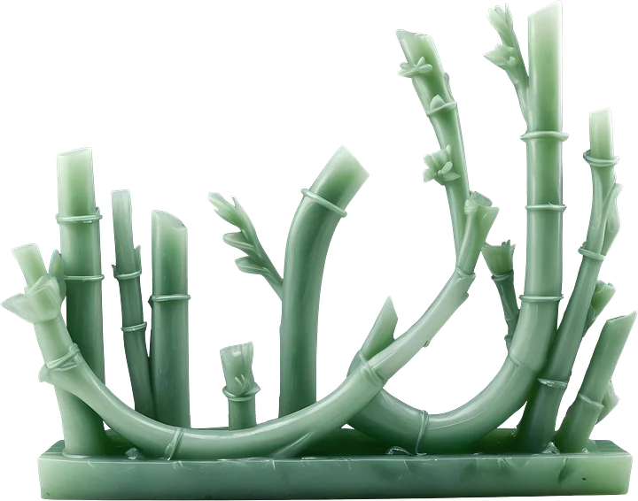 Jade Signature – Bamboo Sculpture PNG product image (1)