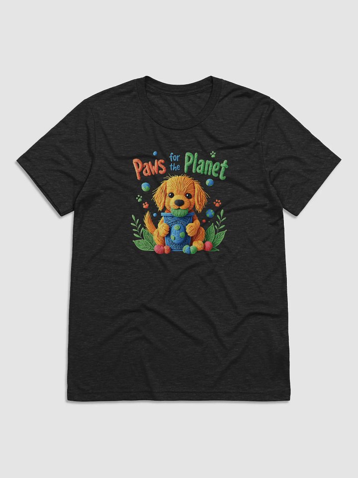 Paws for the Planet - Cute Eco-Friendly Dog Earth Day T-Shirt product image (2)