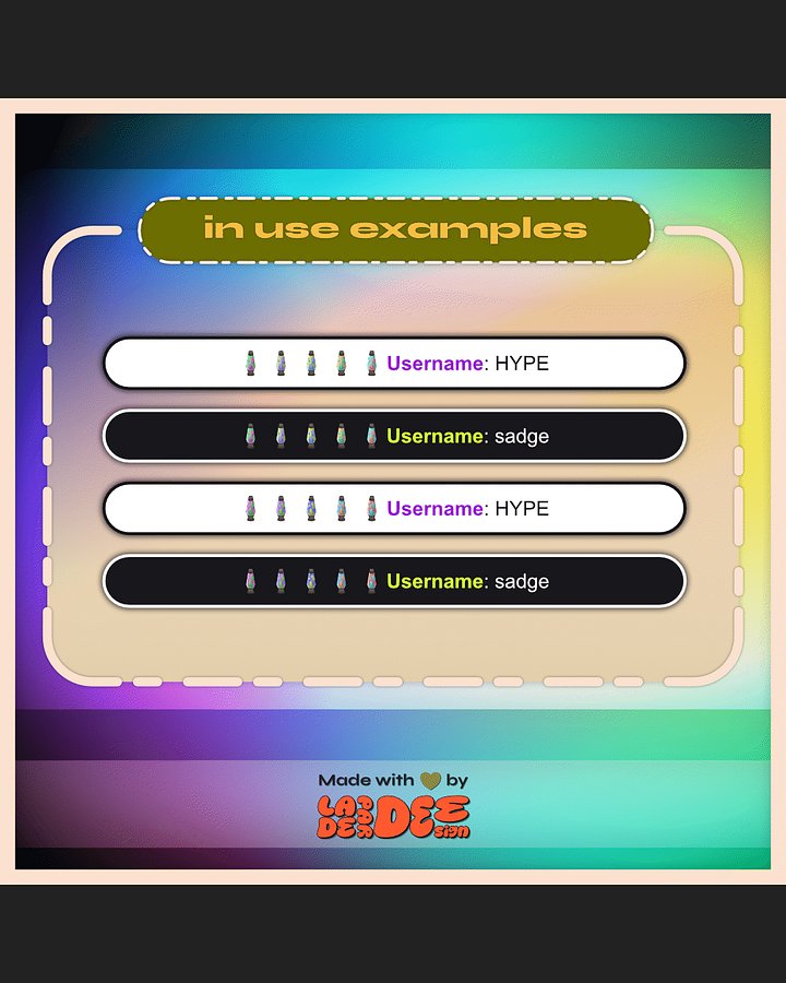 Lava Lamp Badges product image (2)
