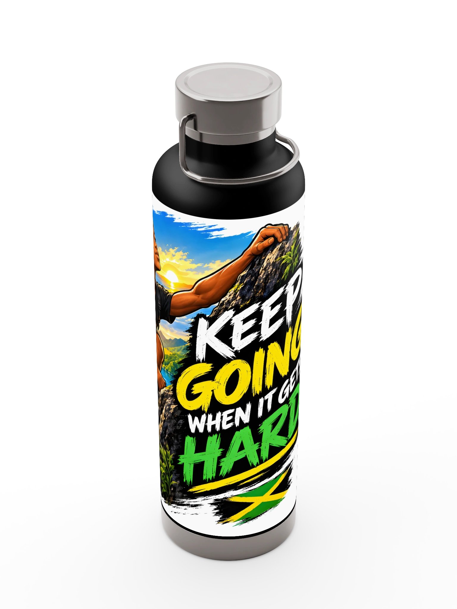 Keep Going Rock Climb Motivation Bottle product image (5)
