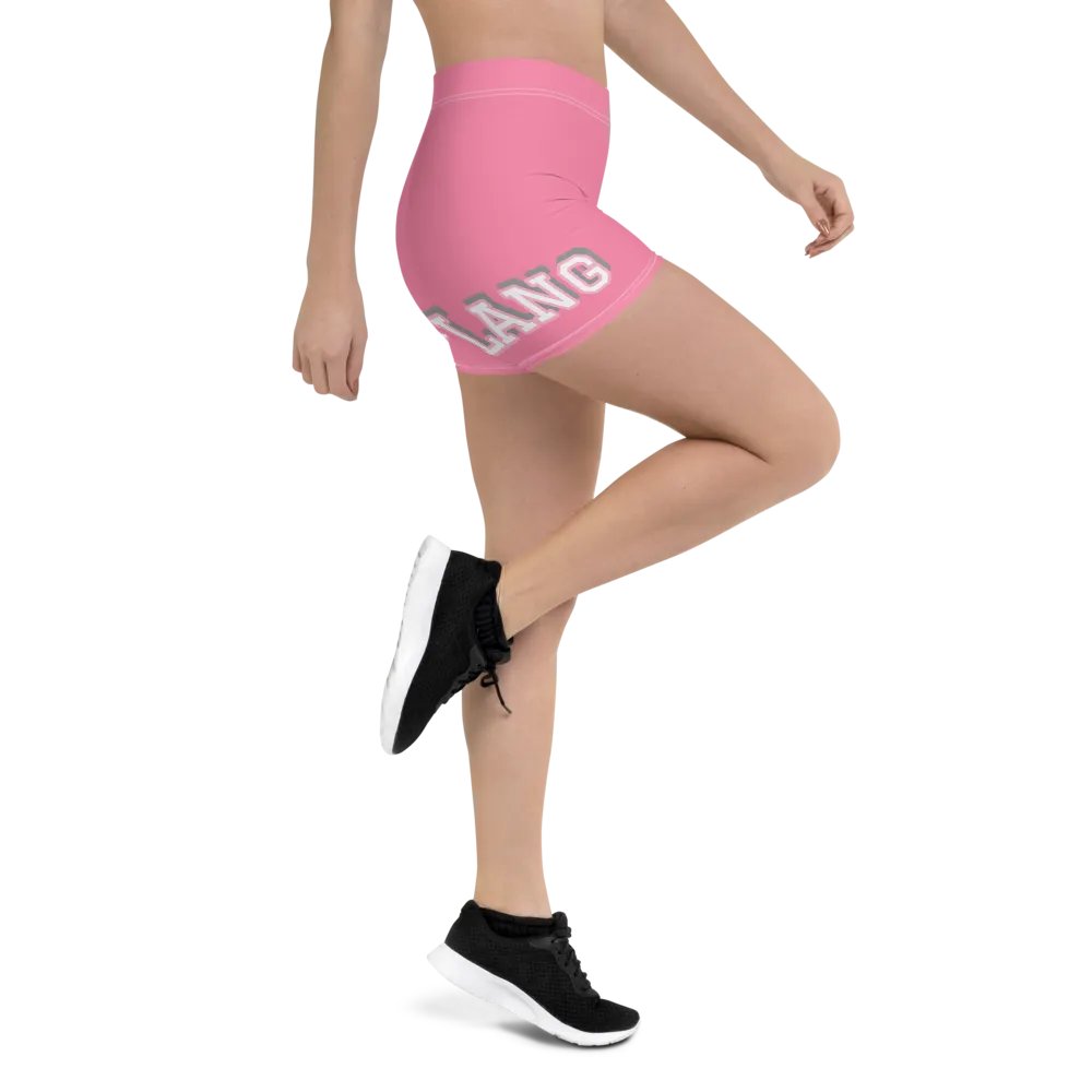 Lang Lang - Infamous Pink Yoga Shorts product image (11)